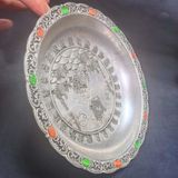  Đĩa Bạc Phong Thủy Bát Quái Sơn Hải BKMECN-9626 