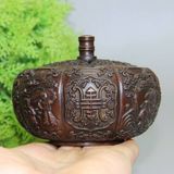  Hũ đồng đựng hạt dưa chạm bát tiên BKMECN-9633 