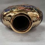  Bình Nguyệt Tráng Vàng Men Ngũ Sắc Hình Rồng BKMECN-9637 