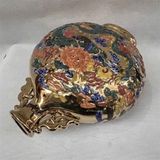  Bình Nguyệt Tráng Vàng Men Ngũ Sắc Hình Rồng BKMECN-9637 