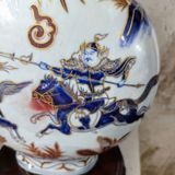  Bình Nguyệt Sứ Vẽ Lam Điển Tích Cổ Độc Đáo BKMECN-9638 