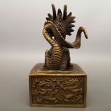  Ấn Kỳ Lân Đồng Cổ Sưu Tầm Trấn Trạch Đẹp BKMECN-9641 