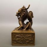  Ấn Kỳ Lân Đồng Cổ Sưu Tầm Trấn Trạch Đẹp BKMECN-9641 