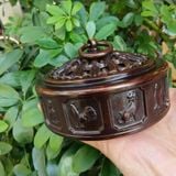  Lư Đồng Đen 12 Con Giáp Sưu Tầm Cổ Điển BKMECN-9644 