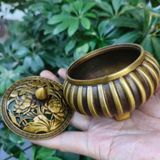  Lư Hương Đồng Sen Bổ Múi Cổ Điển BKMECN-9647 