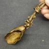 Thìa Xúc Trà Bằng Đồng Hình Lá Sen Thủ Công Cao Cấp BKMECN-9653