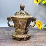  Lư Đồng Xưa Chạm Kỹ Sưu Tầm Độc Bản BKMECN-9672 