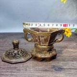  Lư Đồng Xưa Chạm Kỹ Sưu Tầm Độc Bản BKMECN-9672 