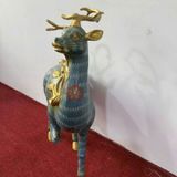  Tượng Hươu Đồng Pháp Lam Sưu Tầm Cao Cấp BKMECN-9673 