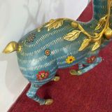  Tượng Hươu Đồng Pháp Lam Sưu Tầm Cao Cấp BKMECN-9673 