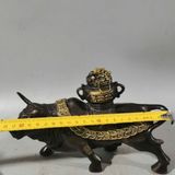  Tượng Trâu Đồng Tài Lộc Cõng Lư Bảo Vật BKMECN-9689 