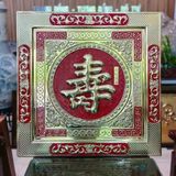  Tranh Đồng Chữ Thọ trang Trí BKMECN-9703 