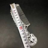  Lược Bạc Sưu Tầm Chạm Nổi Hình Rồng Tinh Xảo BKMECN-9710 