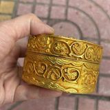  Hũ Đồng Mạ Vàng Cát Tường Bát Bửu BKMECN-9716 