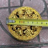  Hũ Đồng Mạ Vàng Cát Tường Bát Bửu BKMECN-9716 