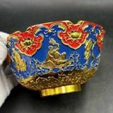  Bát Đồng Mạ Vàng Pháp Lam Cao Cấp BKMECN-9717 