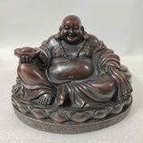  Tượng Phật Di Lặc Ngồi Đài Sen Bằng Đồng BKMECN-9720 