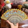  Quạt Đồng Trang Trí Khảm Long Phụng Trình Tường BKMECN-9747 