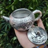  Ấm Đồng Mạ Bạc Sưu Tầm Tinh Xảo BKMECN-9763 
