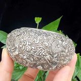  Bát Mạ Bạc Chạm Rồng Sưu Tầm Cao Cấp BKMECN-9767 