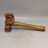 Búa Đồng Đầu Rồng Phong Thủy Mạ Vàng 24K BKMECN-9795 