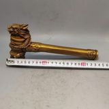  Búa Đồng Đầu Rồng Phong Thủy Mạ Vàng 24K BKMECN-9795 