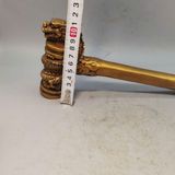  Búa Đồng Đầu Rồng Phong Thủy Mạ Vàng 24K BKMECN-9795 