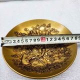  Đĩa Cảnh Bát Mã Bằng Đồng Chạm Khắc Thủ Công BKMECN-9800 