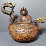  Ấm Rồng Đồng Chạm Khắc Thủ Công BKMECN-9809 