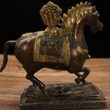  Tượng Ngựa Đồng Sưu Tầm Phong Thủy Cao Cấp BKMECN-9816 