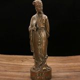  Tượng Khổng Minh Đồng Mini Sưu Tầm Cao Cấp BKMECN-9819 