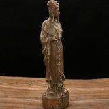  Tượng Khổng Minh Đồng Mini Sưu Tầm Cao Cấp BKMECN-9819 