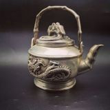  Ấm Rồng Bạc Xưa Sưu Tầm Cao Cấp BKMECN-9825 