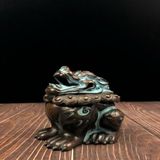  Lư Trầm Nghê Đồng Patina Xanh Cao Cấp BKMECN-9826 