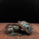  Lư Trầm Nghê Đồng Patina Xanh Cao Cấp BKMECN-9826 