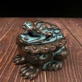  Lư Trầm Nghê Đồng Patina Xanh Cao Cấp BKMECN-9826 