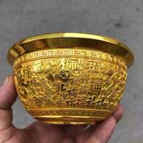  Bát Đồng Vàng Chạm Phúc Sưu Tầm Cao Cấp BKMECN-9842 