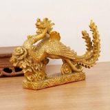  Cặp Rồng Phượng Đồng Mạ Vàng Cao Cấp BKMECN-9854 