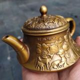  Ấm Trà Cụ Thọ Sưu Tầm Đồng Vàng  BKMECN-9858 