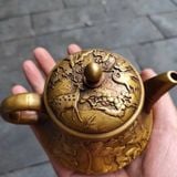  Ấm Trà Cụ Thọ Sưu Tầm Đồng Vàng  BKMECN-9858 