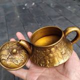  Ấm Trà Cụ Thọ Sưu Tầm Đồng Vàng  BKMECN-9858 