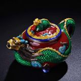  Ấm Đồng Rồng Pháp Lam Cao Cấp BKMECN-9868 