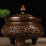  Lư Trầm Đồng Chạm Rồng Tùng Sưu Tầm BKMECN-9873 