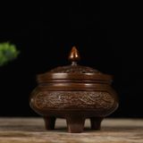  Lư Trầm Đồng Chạm Rồng Tùng Sưu Tầm BKMECN-9873 