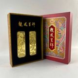  Cặp Khối Vàng Lưu Niệm Long Phụng Sum Vầy Tài Lộc BKMECN-9910 