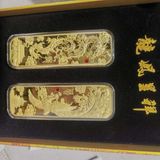  Cặp Khối Vàng Lưu Niệm Long Phụng Sum Vầy Tài Lộc BKMECN-9910 
