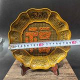  Đĩa Đồng Chữ Phúc Hóa Rồng Cổ Điển Cao Cấp BKMECN-9919 
