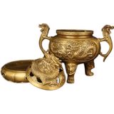  Lư Hương Đồng Long Phụng Cổ Điển Cao Cấp BKMECN-9920 