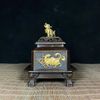 Lư Xông Trầm Đồng Vuông Linh Vật Sưu Tầm BKMECN-9923