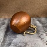  Tách Trà Đồng Đỏ Quai Rồng Vàng Sưu Tầm  BKMECN-9935 